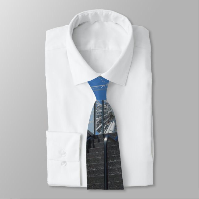This Way To The Wheel Neck Tie (Tied)