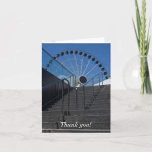 This Way To The Wheel Thank You Card