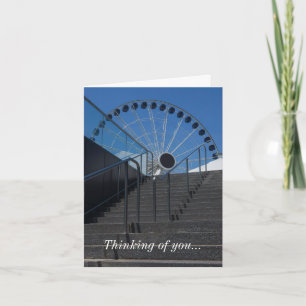 This Way To The Wheel Thinking Of You Card