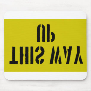 This way Up Mouse Mat
