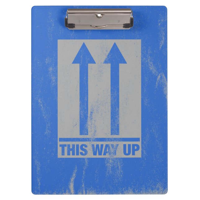 This way up sign clipboard (Front)