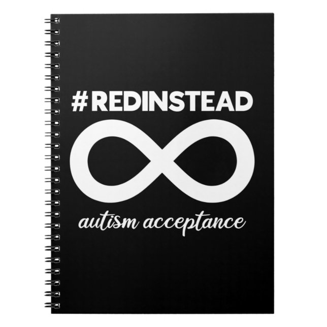 This wear red instead design will help bring accep notebook (Front)