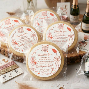 This Wife Is A Showgirl Bachelorette Party Favour Classic Round Sticker