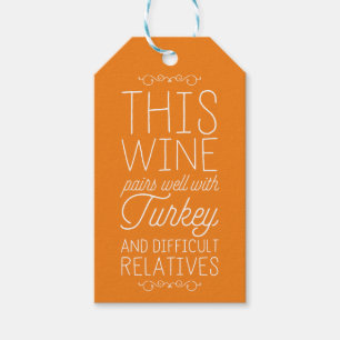 This Wine Pairs Well With... Gift Tags