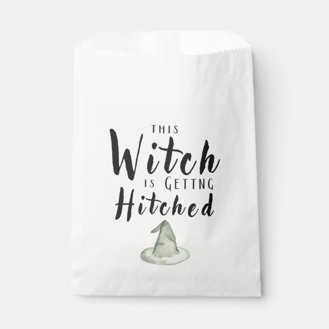 This Witch Is Getting Hitched Bridal Favour Bags  (Front)