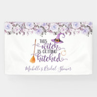 This Witch is Getting Hitched Bridal Shower Banner