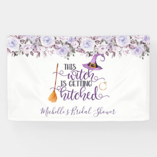 This Witch is Getting Hitched Bridal Shower Banner