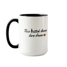 This Witch Loves Her Brew Cute Pumpkin Mug