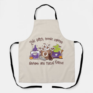 This Witch Needs Coffee Apron