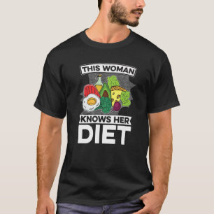 This Woman Knows Her Diet Ketosis Ketognenic Keto T-Shirt