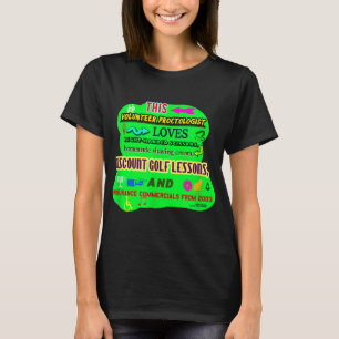 This Woman Knows Her Discs Frolf Course Frisbee Di T-Shirt