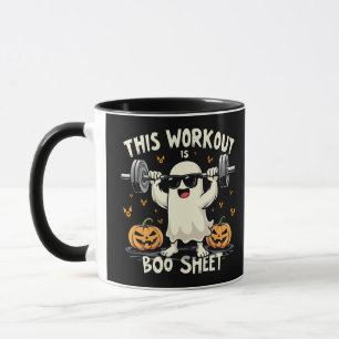 This Workout Is Boo Sheet Spooky Halloween Fitness Mug