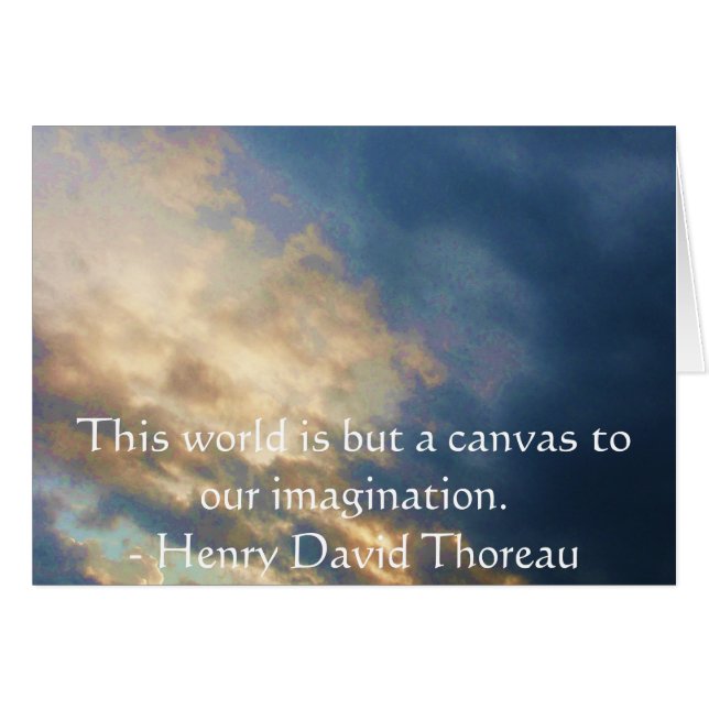 This world is but a canvas to our imagination (Front Horizontal)