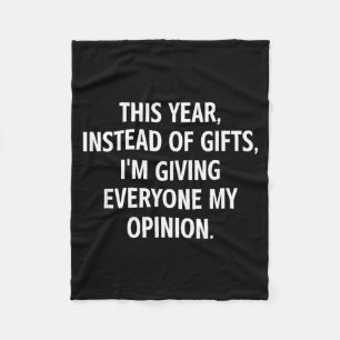 This Year, Instead Of , I'm Giving Everyone My Oni Fleece Blanket