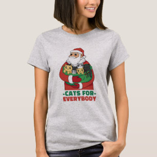This year Santa decided everyone needs a cat T-Shirt