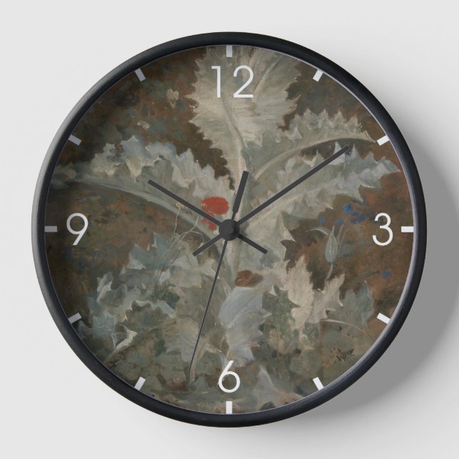 Thistle (by John Crome) Clock (Front)