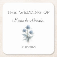 Thistle Floral Scottish Scotland Wedding