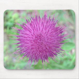 Thistle Flower Mouse Mat