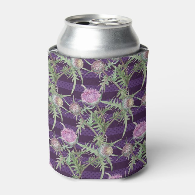 Thistle flowers can cooler (Can Front)
