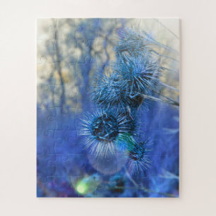 Thistle in Purple Jigsaw Puzzle