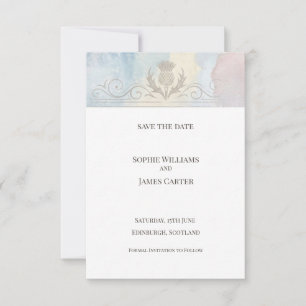 Thistle Iron Gate Save the Date Card