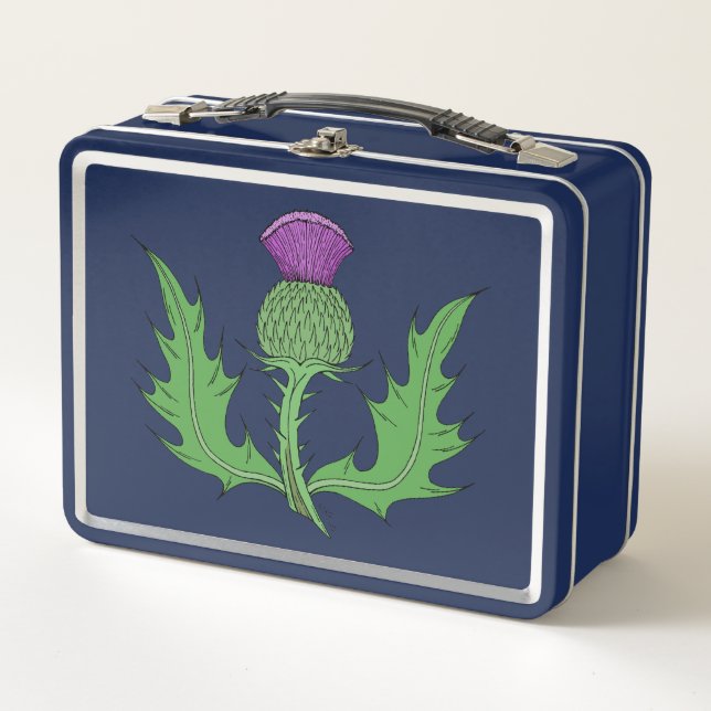 Thistle Metal Lunch Box (Front)