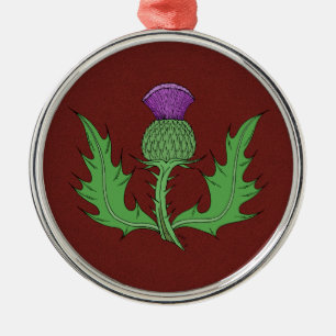 Thistle Metal Tree Decoration