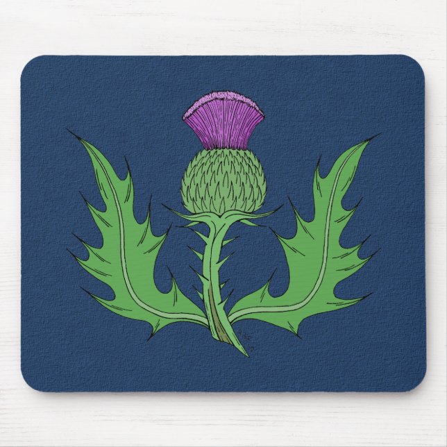 Thistle Mouse Mat (Front)