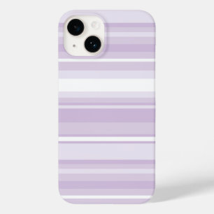 Thistle purple stripes Case-Mate iPhone 14 case