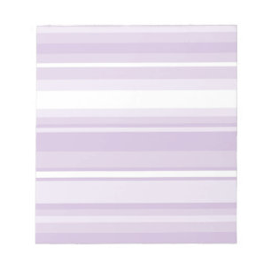 Thistle purple stripes notepad