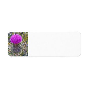 Thistle Return Address Label