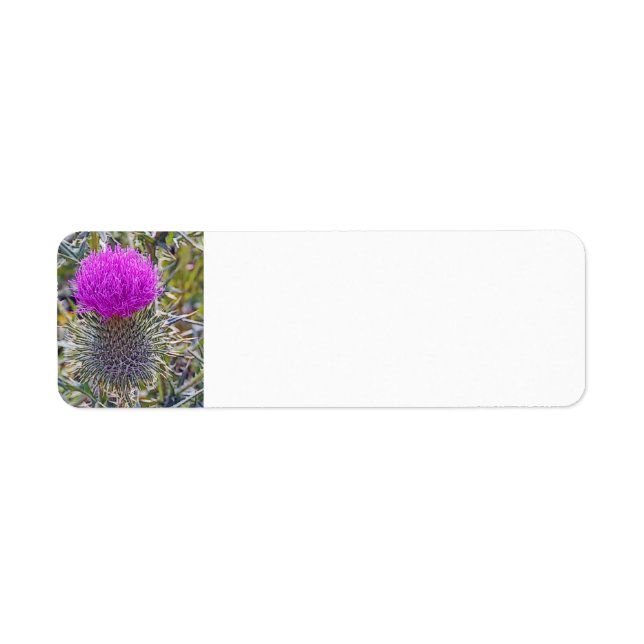 Thistle Return Address Label (Front)