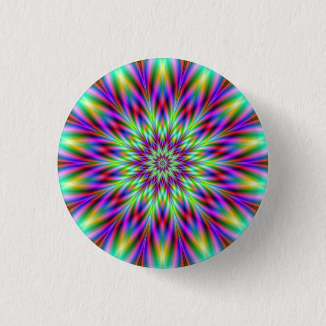 Thistle Star 3 Cm Round Badge (Front)