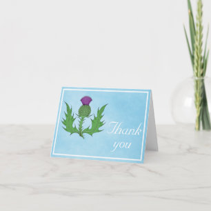 Thistle Thank You Card