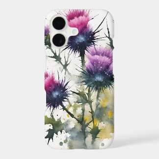 Thistle - Watercolor flowers
