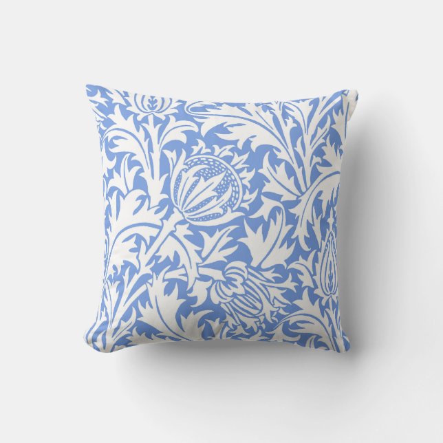 Thistle, William Morris Cushion (Front)