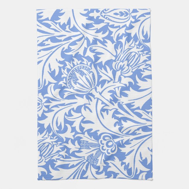 Thistle, William Morris Tea Towel (Vertical)