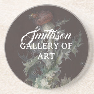 Thistle with Insects 1755 Johann C. Dietzsch Coaster