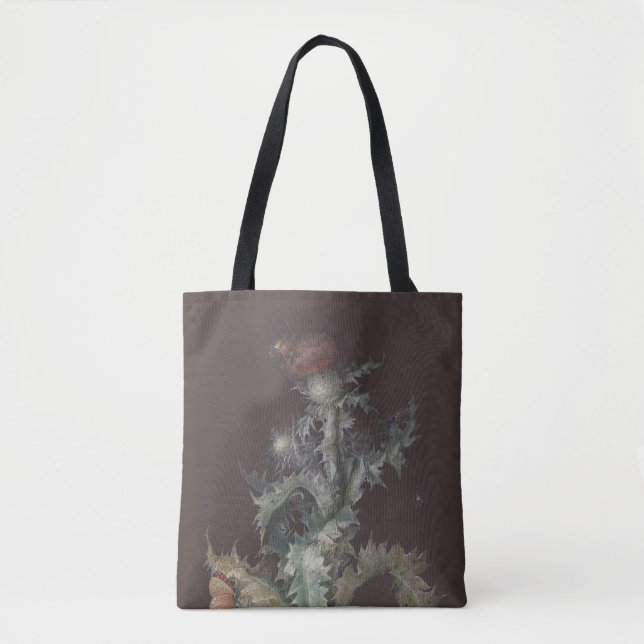 Thistle with Insects 1755 Johann C. Dietzsch Tote Bag (Front)