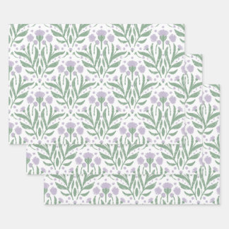 Thistle Wrapping Paper Sheet