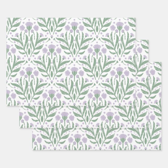 Thistle Wrapping Paper Sheet (Set)