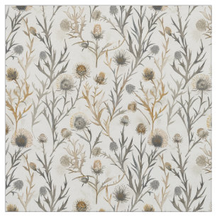 Thistles and Wildflowers  Fabric