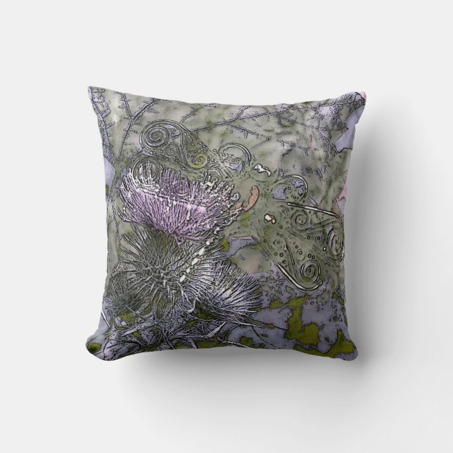 Thistles Cushion (Front)
