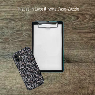 Thistles In Lace  iPhone 11 Case