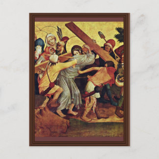 Thomas Altar Fragment Of The Left Inner Wing Scene Postcard