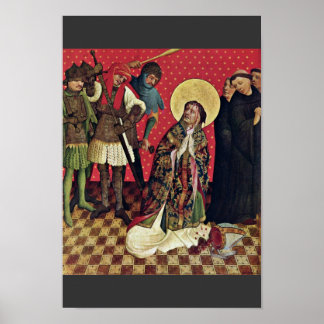 Thomas Altar Fragment Of The Right Outer Wing Scen Poster