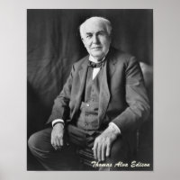 Thomas Alva Edison Poster