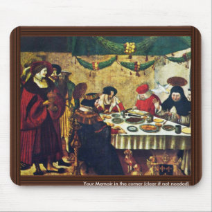 Thomas Aquinas At Saint Louis By Deutsch Niklaus M Mouse Mat