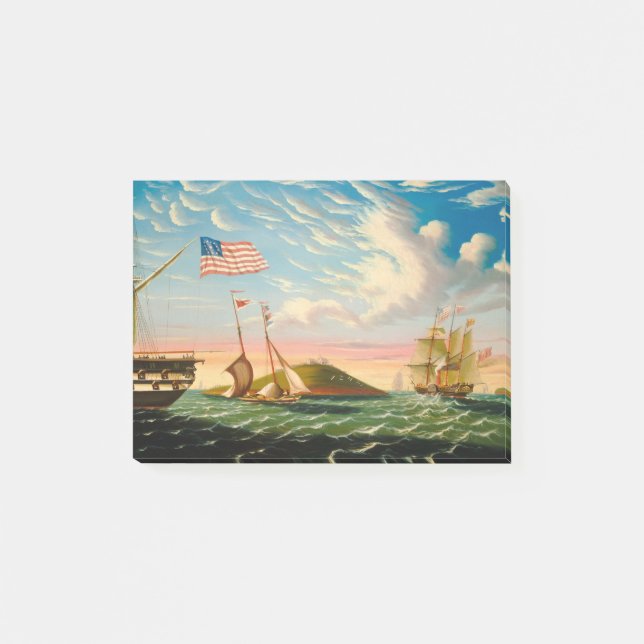 Thomas Chambers Boston Harbor Post-it Notes (Front)