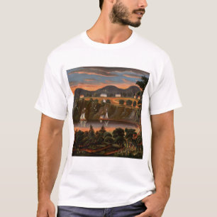 Thomas Chambers View of Hudson River at West T-Shirt